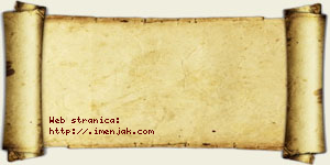 Jadranka Biorac vizit kartica